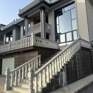 济南 芝麻白别墅阳台栏杆，楼梯栏杆