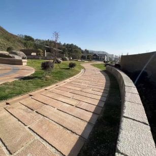 济南仿古石铺装效果