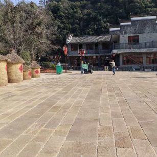济南仿古石铺装效果