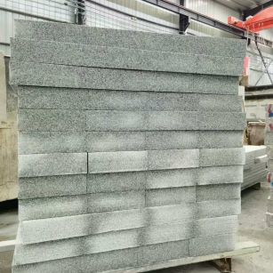 济南 芝麻白10公分300*600广场地铺，A料定制，尺寸标准，厚薄均匀