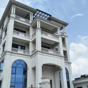 济南芝麻白别墅干挂效果展示