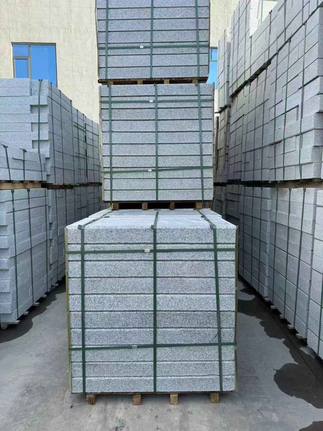 济南 公园台阶石