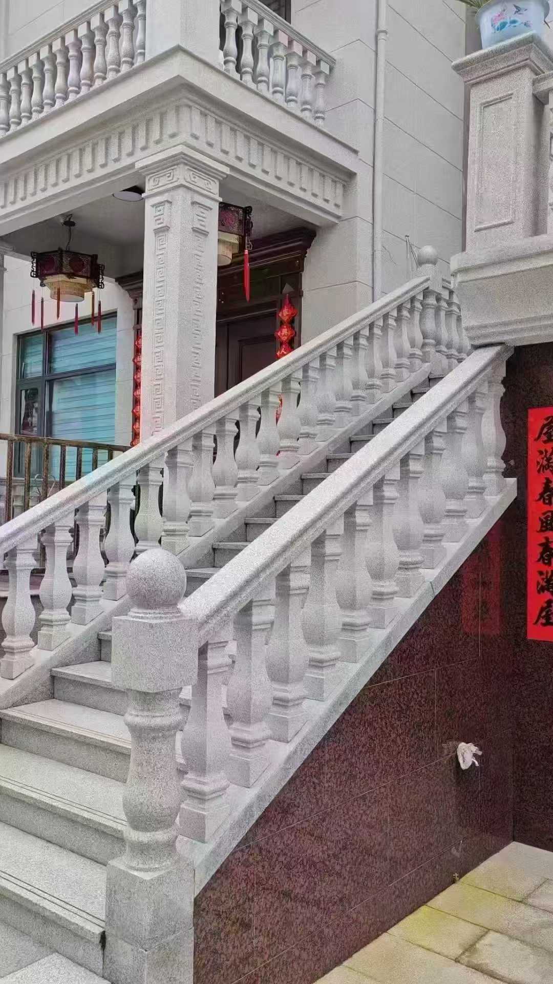 济南 天然石材 阳台庭院护栏、栏杆