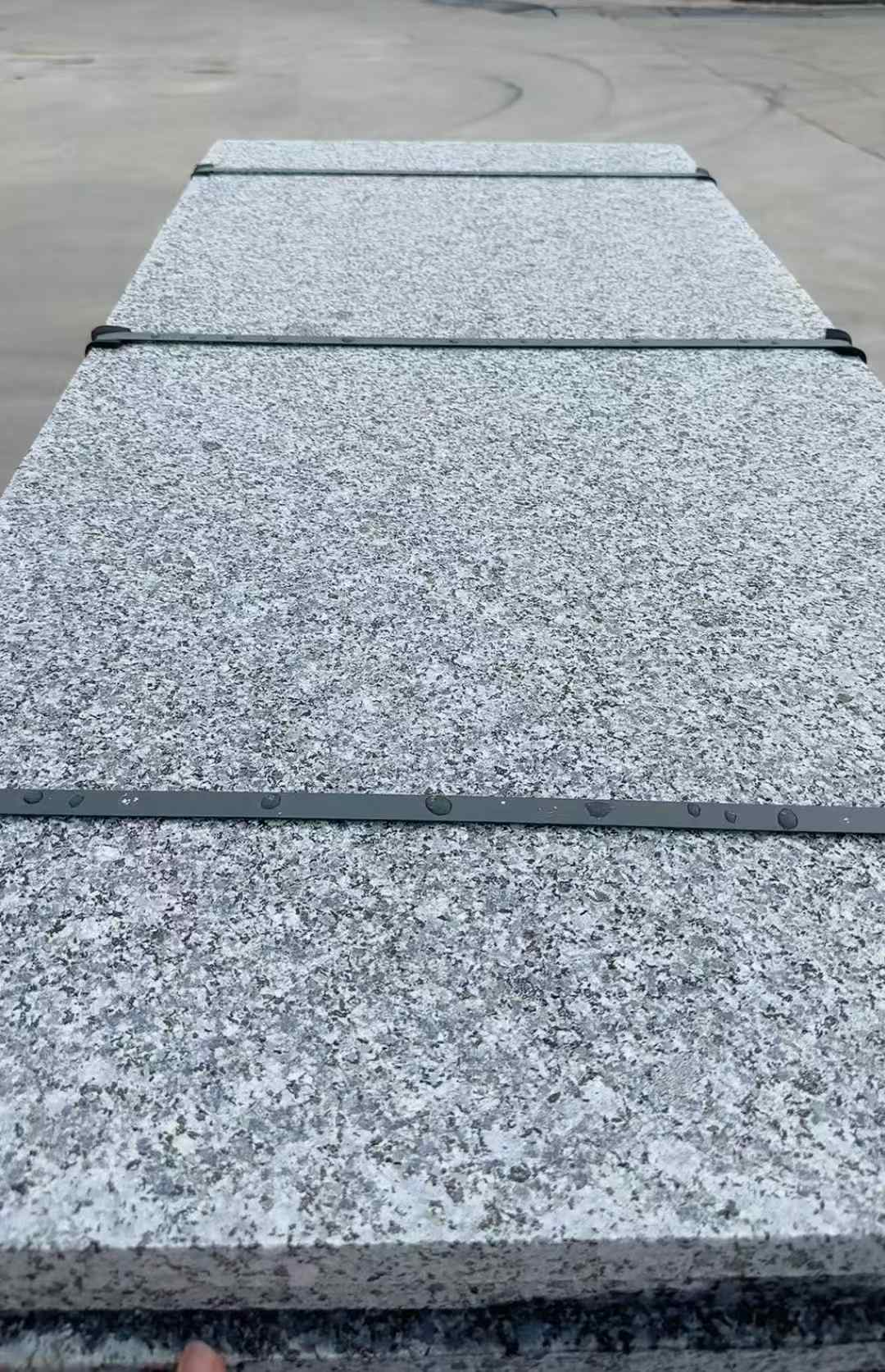 济南 芝麻黑火烧面毛板，条板，半成品