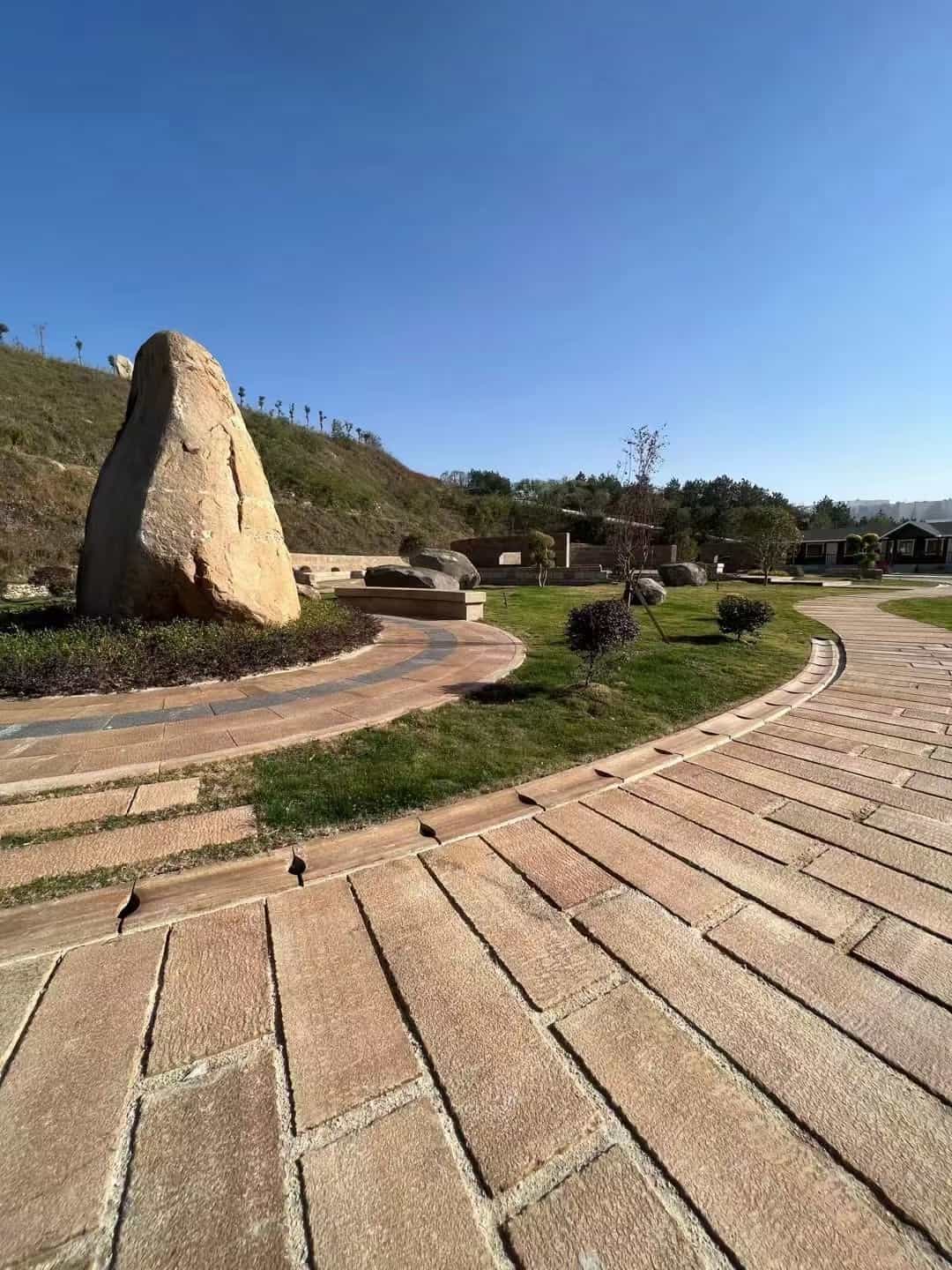 济南仿古石铺装效果