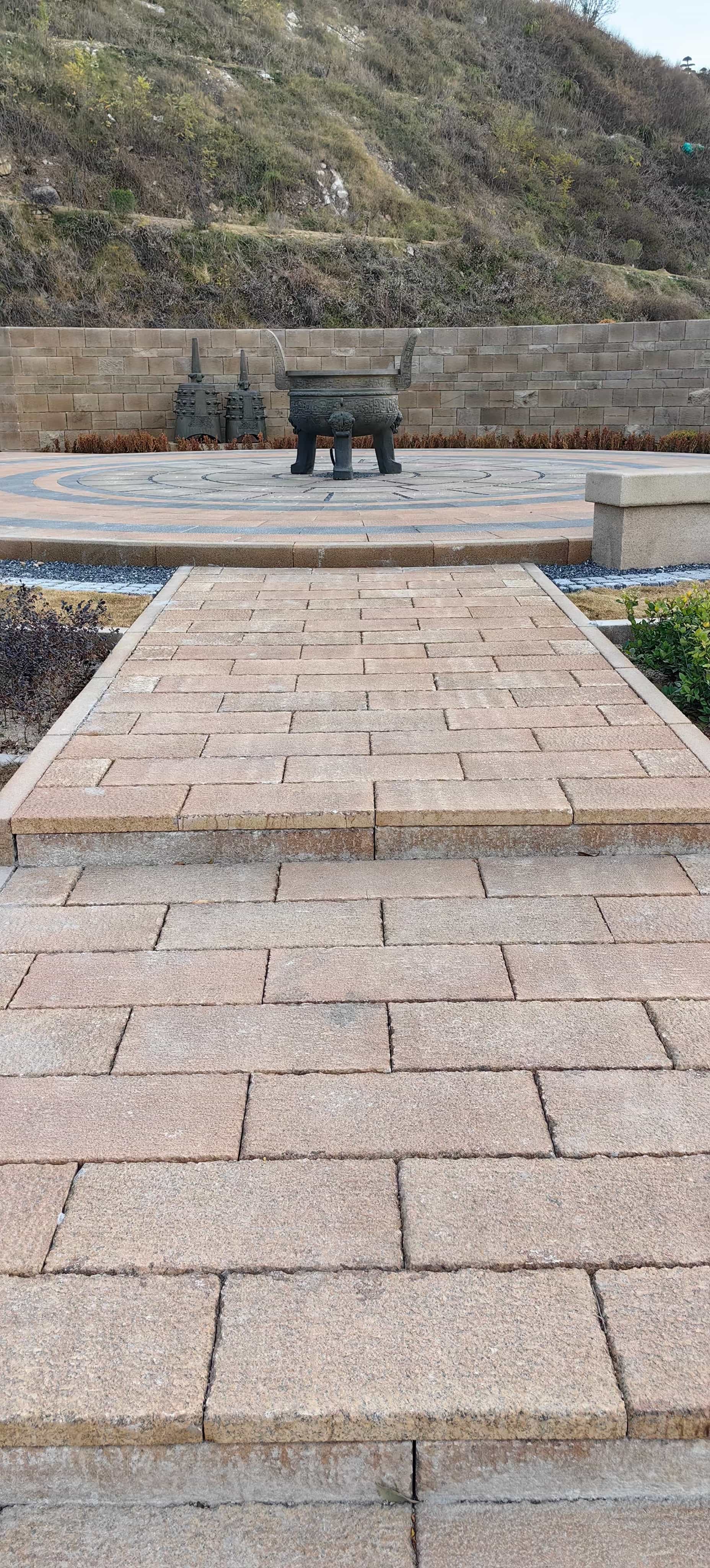 济南仿古石铺装效果