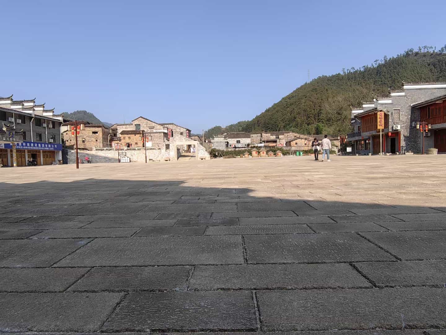 济南仿古石铺装效果