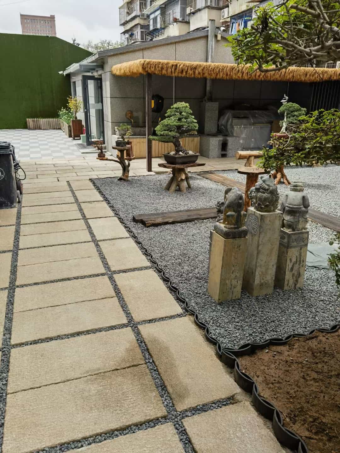 济南仿古石铺装效果