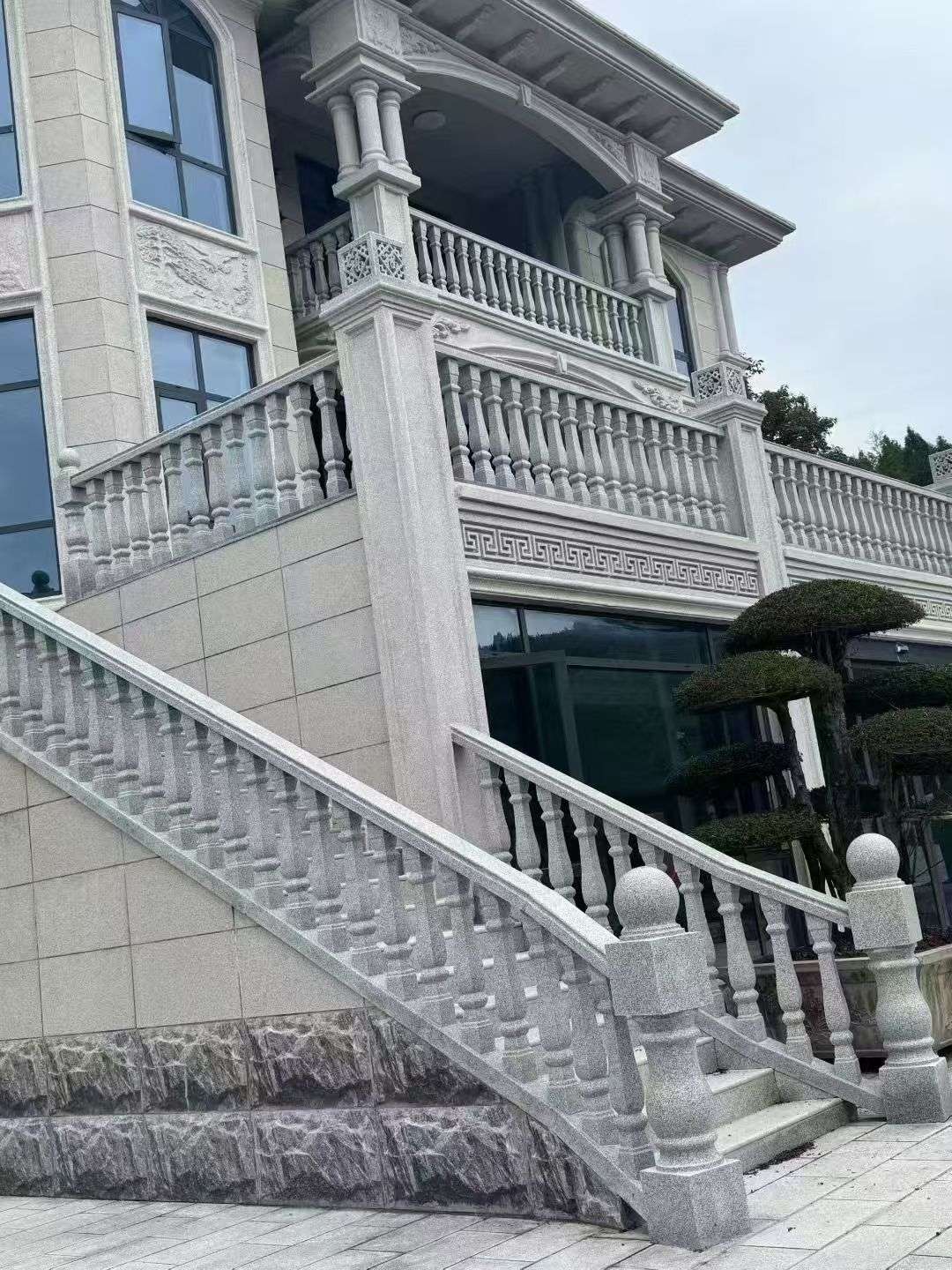 济南 芝麻白别墅，栏杆